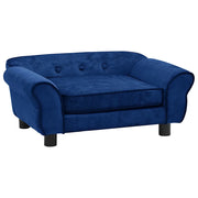 Divano per Cani Blu 72x45x30 cm in Peluche CFW6466643