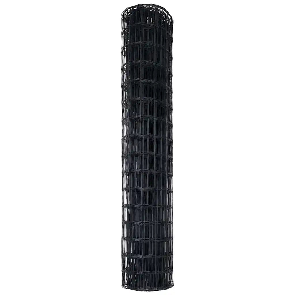 Recinzione da Giardino | Recinzione Euro Grigio 1,4 x 10 m Ferro rivestito in PVC