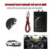 Adattatore Hi Low Converter Uscita Auto Stereo Segnale per Luidspreker con Funzione di Ritardo