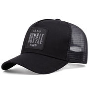 Cappellini da baseball ricamati STAY, neri