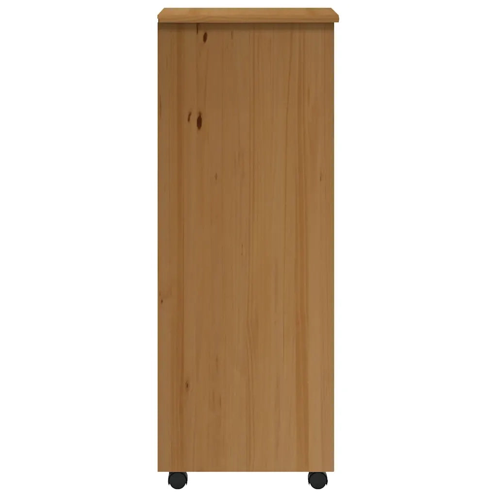 Armadietto Rotante con Cassetti MOSS ambra Legno Massello Pino 355894