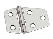 CERNIERE PER NAUTICA A BISCOTTO ASIMMETRICHE IN ACCIAIO INOX ART.852- - mm.40x55x1,5 - 24 pezzi ALDEGHI