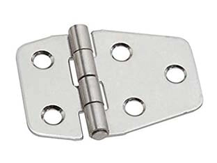 CERNIERE PER NAUTICA A BISCOTTO ASIMMETRICHE IN ACCIAIO INOX ART.852- - mm.40x55x1,5 - 24 pezzi ALDEGHI