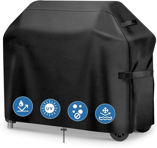 Grillhoes weerbestendig, gasgrillhoes winterbestendig 147x61x122cm grillhoes waterdicht, grillhoes Oxford stof sneeuwbestendige grillhoes grillzeil