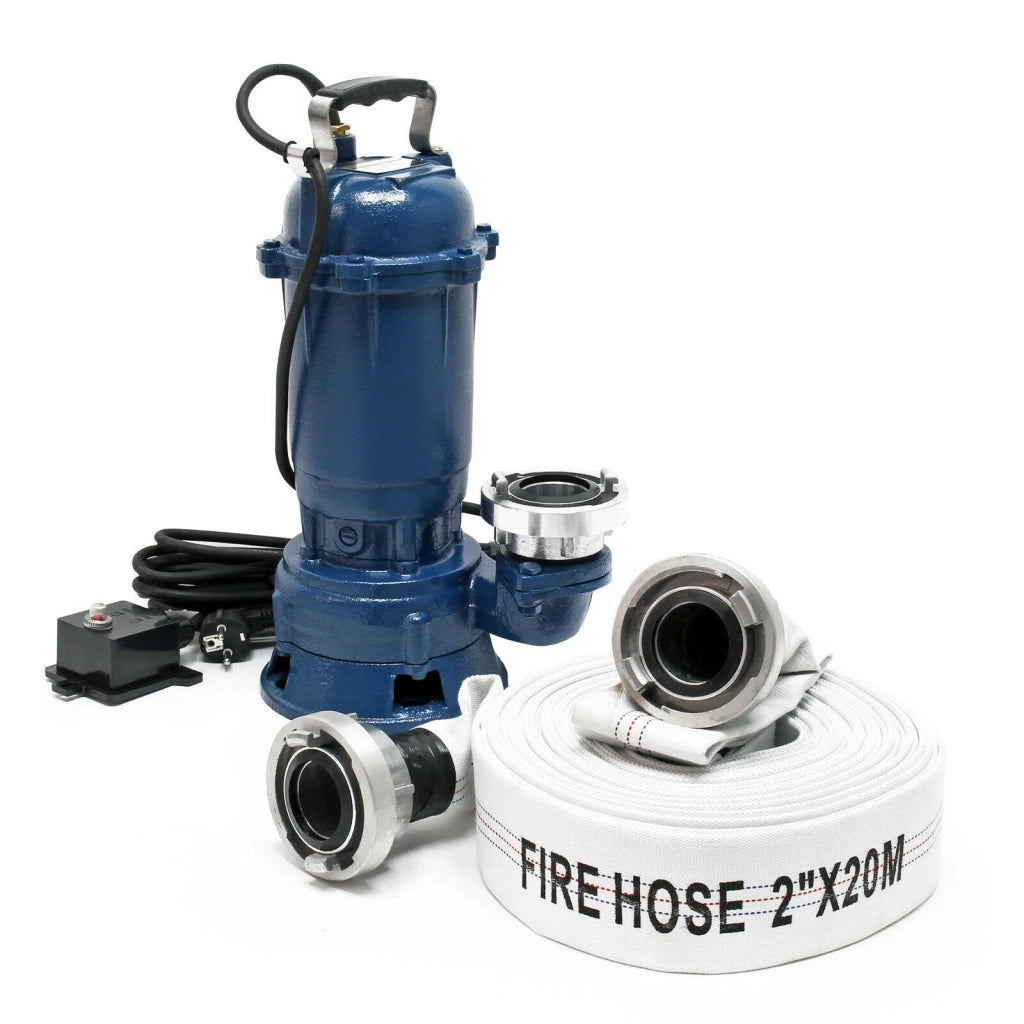 Pompa sommergibile per acque reflue da 1100 watt 15.000 l/h tubo da 20 m 16_0002469