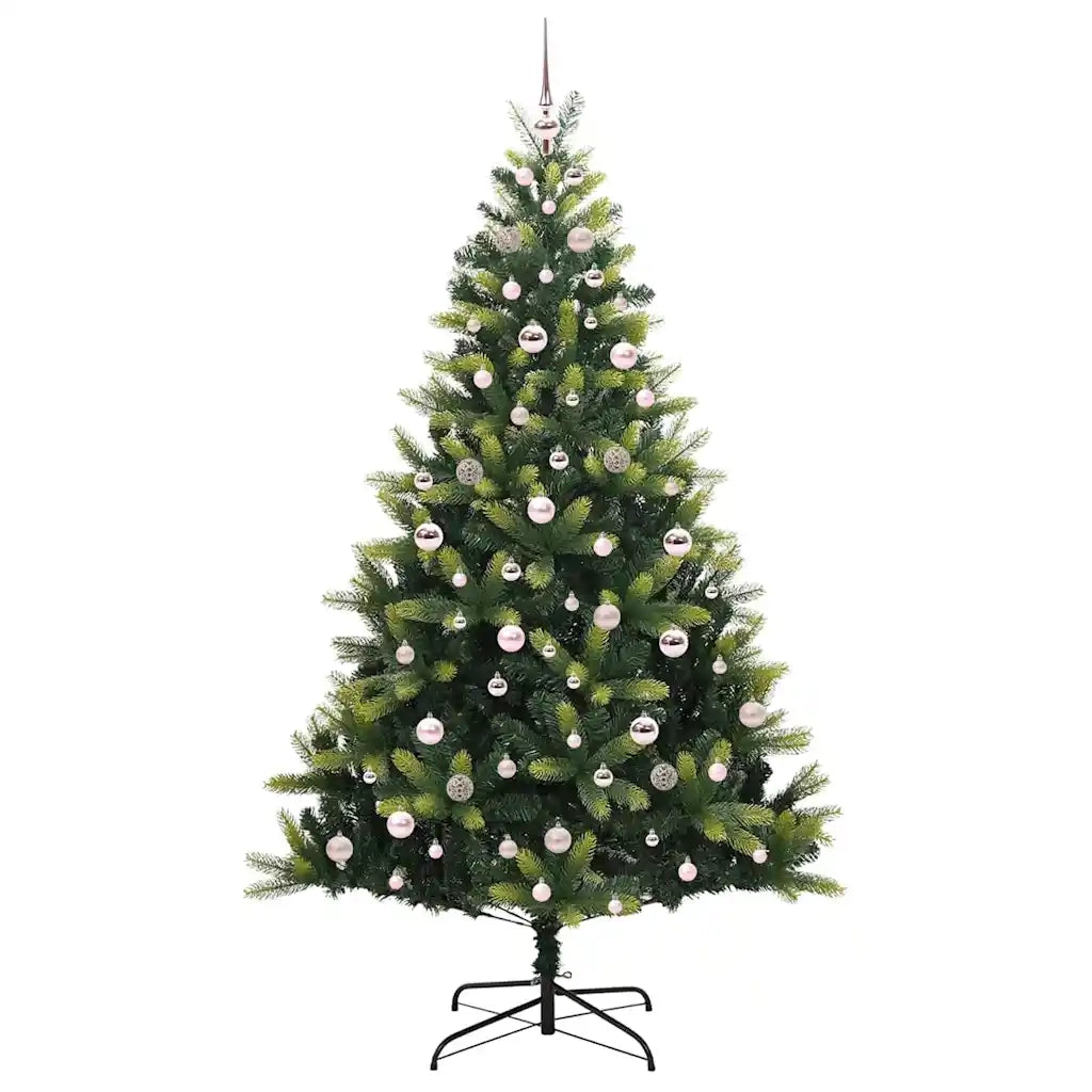 Albero di Natale | Decorazioni natalizie Artificiale a Cerniera con 300 LED 210 cm