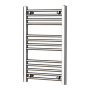 RADIATORE TERMOARREDO SCALDASALVIETTE CROMO LUCIDO CON TUBOLARI Ø25MM MODELLO ELVIA - MM 840X450 WATT 298 INT.400  - MAM