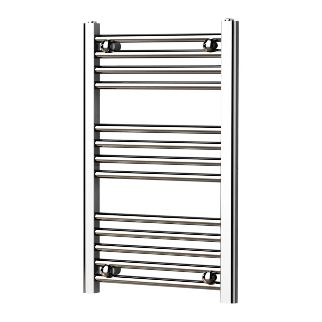 RADIATORE TERMOARREDO SCALDASALVIETTE CROMO LUCIDO CON TUBOLARI Ø25MM MODELLO ELVIA - MM 840X450 WATT 298 INT.400  - MAM