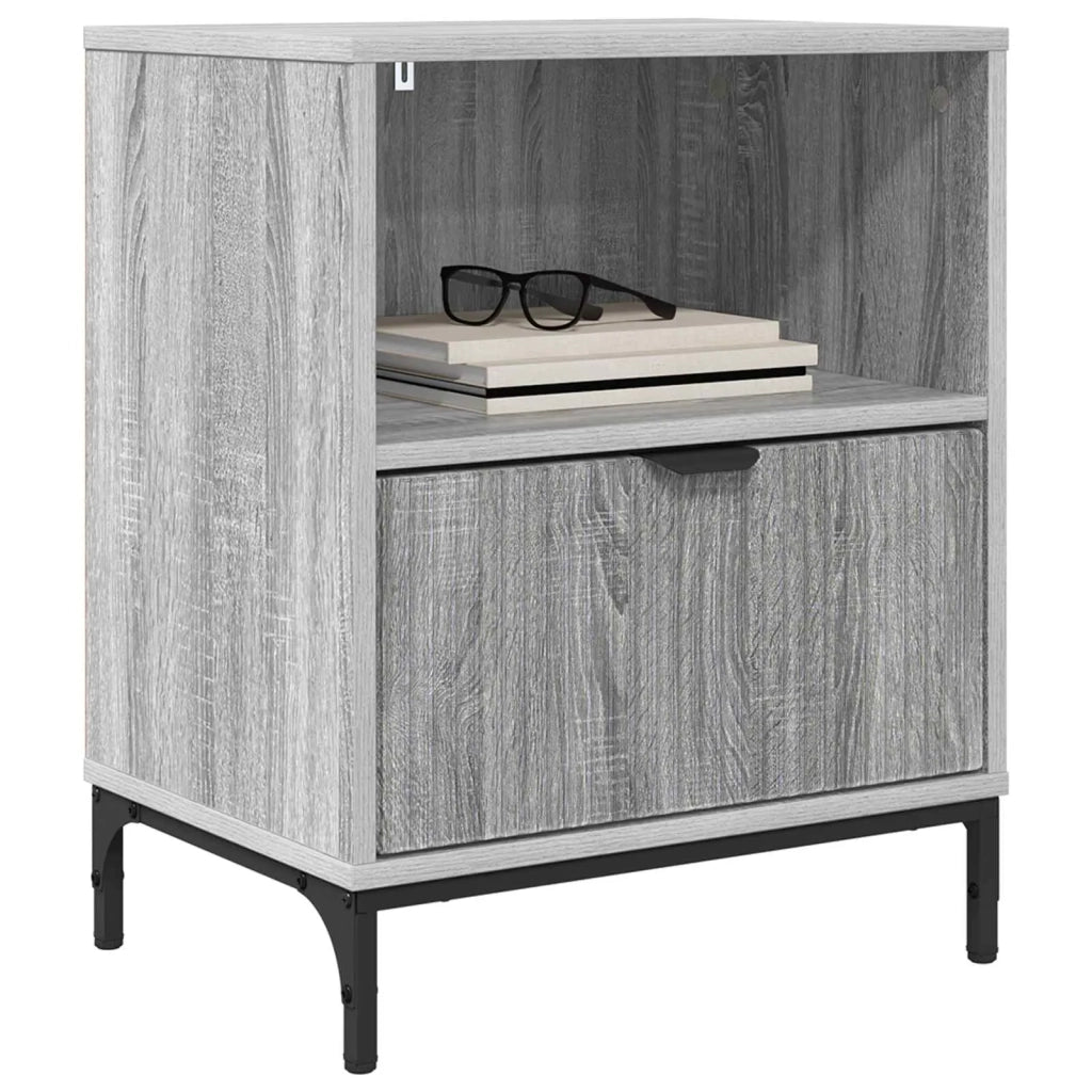 Armadio da Notte 2 pcs Grigio sonoma 49 x 36 x 61 cm 883487