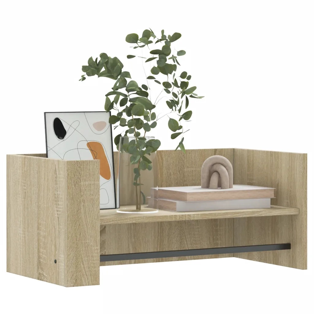 Scaffale Parete | Ripiano a parete | Mensola a parete Rovere Sonoma 70,5x35x30,5 cm Legno Multistrato