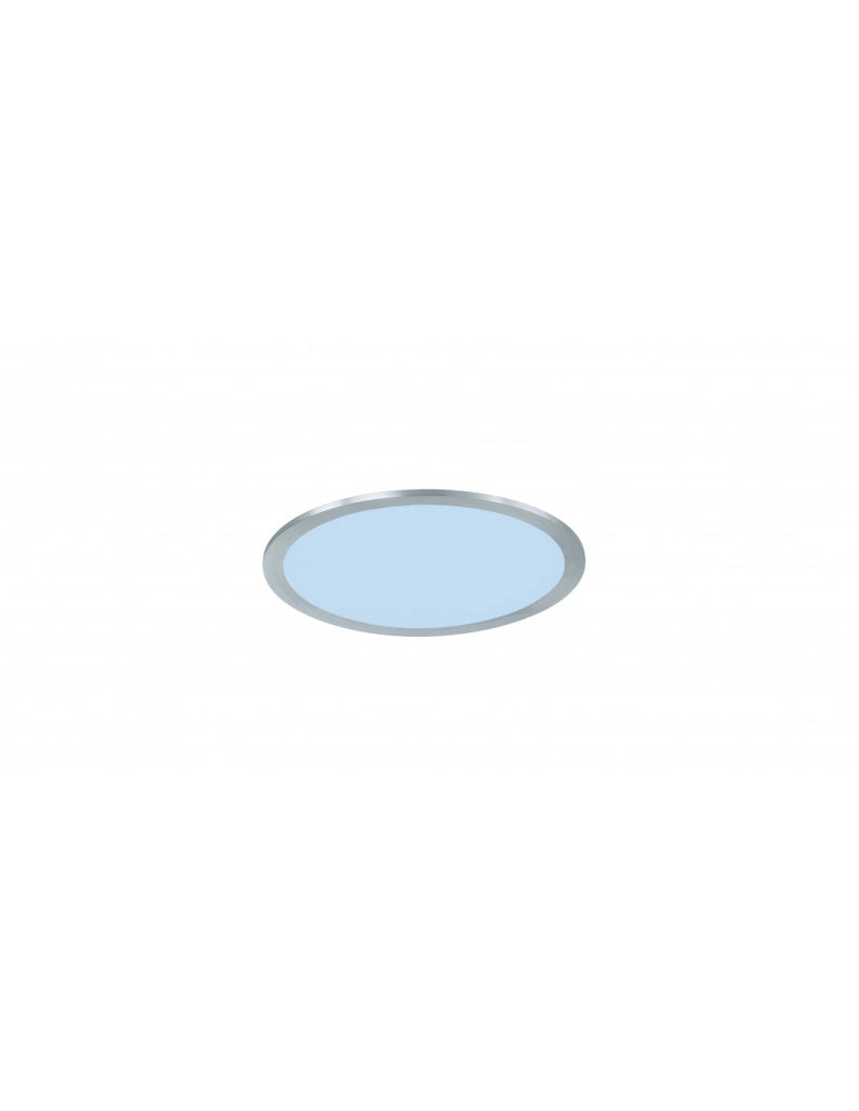 Plafoniera Rotonda Griffin Led Dimmerabile Rgbw Nichel Ø30 cm Trio Lighting