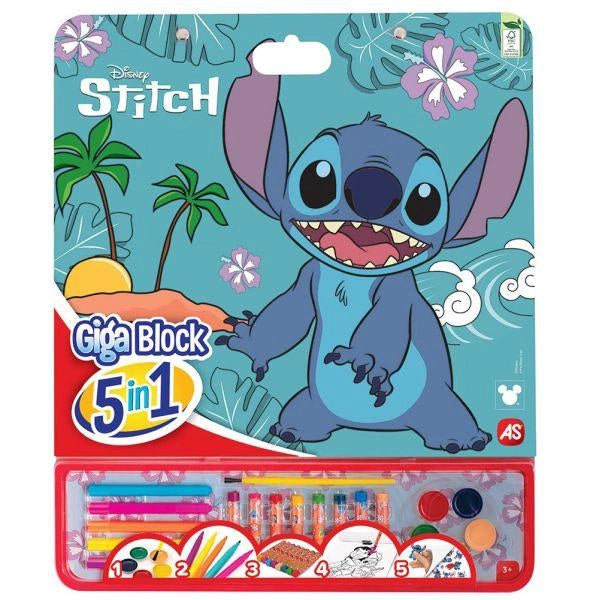 Giga Block 5 in 1,Stitch, AS,Eta 3+