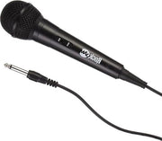 Impianto Karaoke - Microfono Karaoke a cavo unidirezionale - Dinamico - Cavo 3 metri - Nero