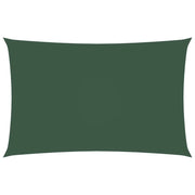 Parasole a vela | Telo Ombra | Vela da ombra Oxford Rettangolare 2,5x5 m Verde Scuro