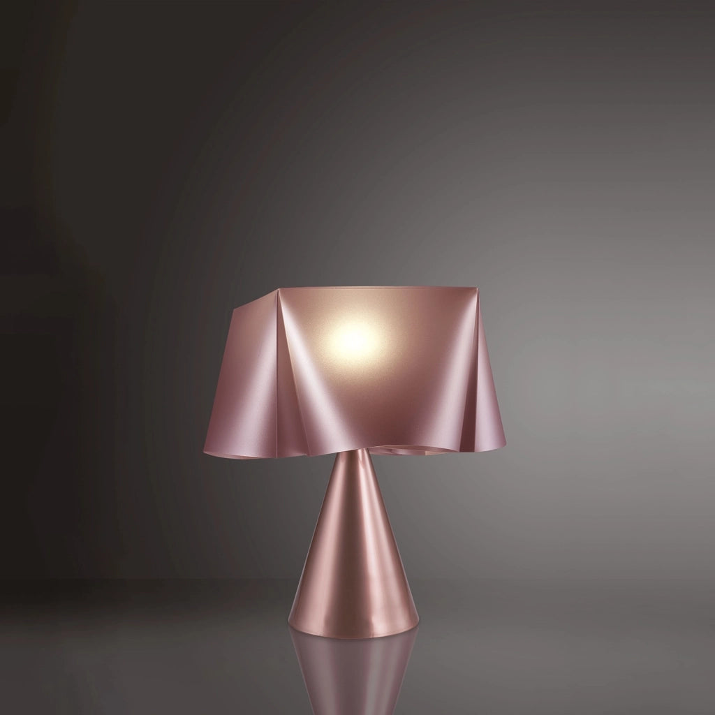 Lampada Da Scrivania Moderna Wanda Polilux ® Pink Metal 1 Luce E14