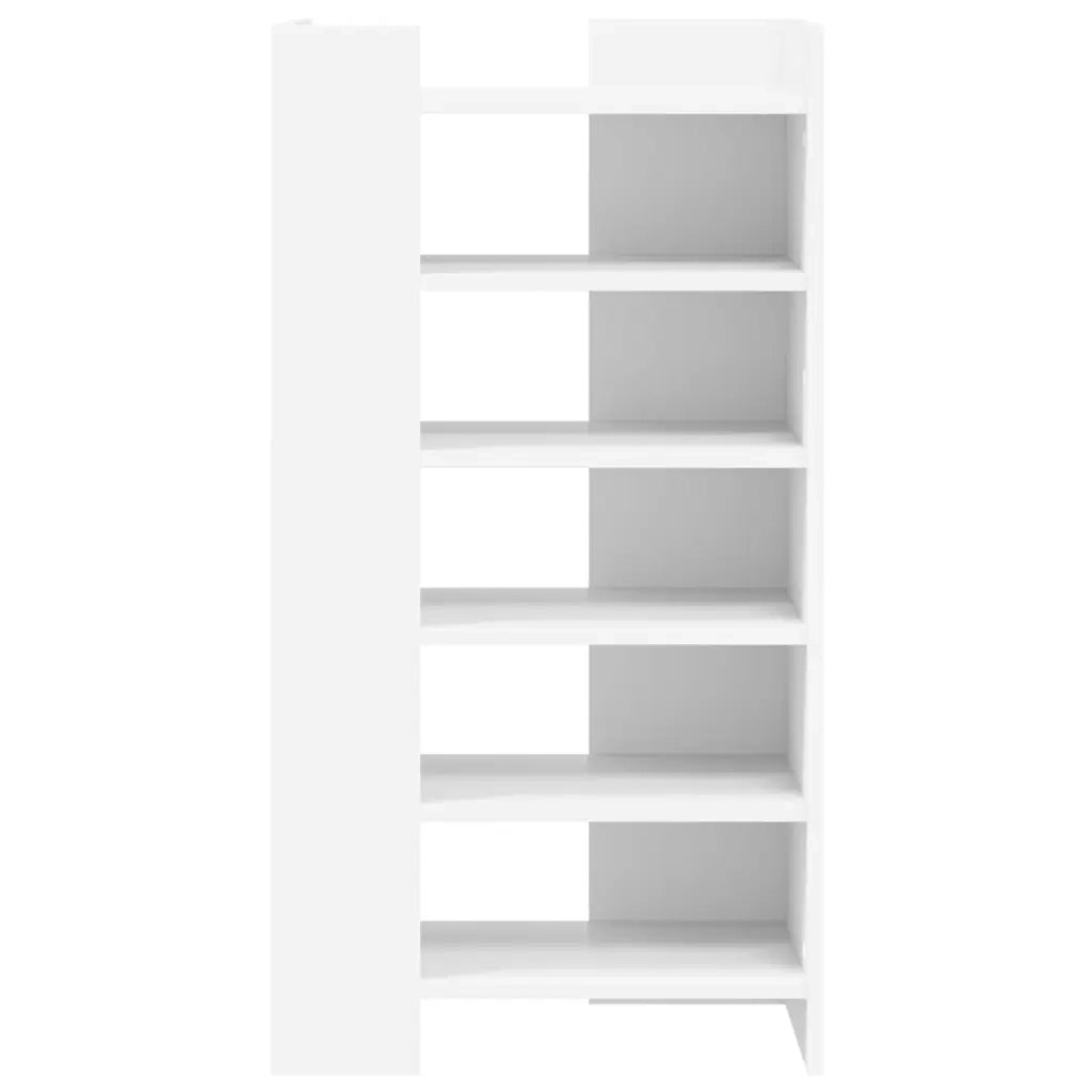 Scarpiera Bianca 52x37,5x100 cm in Legno Multistrato 848444