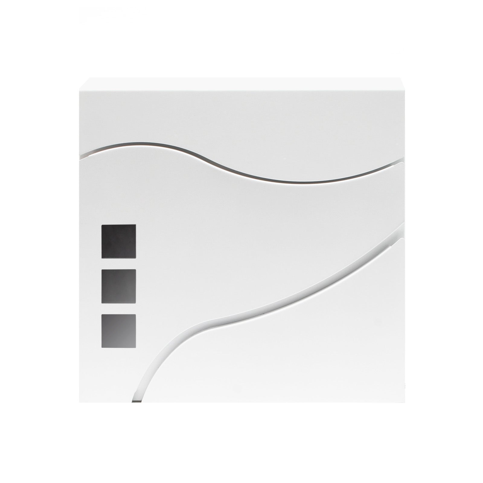 Cassetta postale con vano portagiornale V28 bianco 370 x 105 x 370 mm