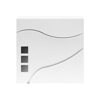 Cassetta postale con vano portagiornale V28 bianco 370 x 105 x 370 mm