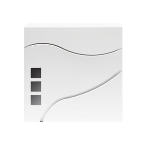 Cassetta postale con vano portagiornale V28 bianco 370 x 105 x 370 mm