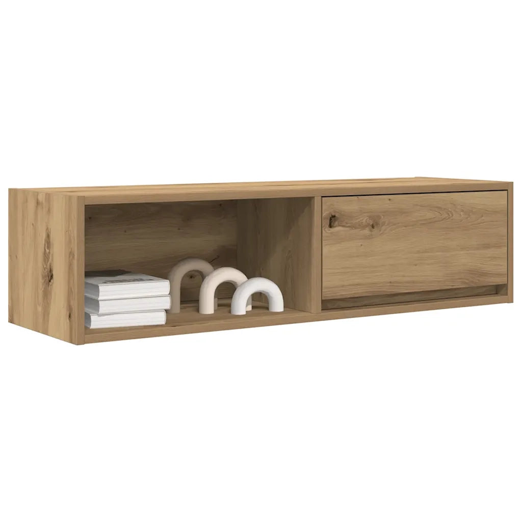 Mobili Porta TV 2pz Rovere Artigianale 100x31x25,5cm Truciolato