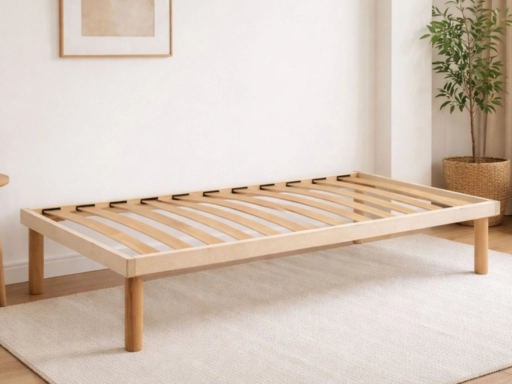 Rete letto matrimoniale Pietra, Rete ortopedica a doghe in legno, 100% Made in Italy, cm 160x190h 31