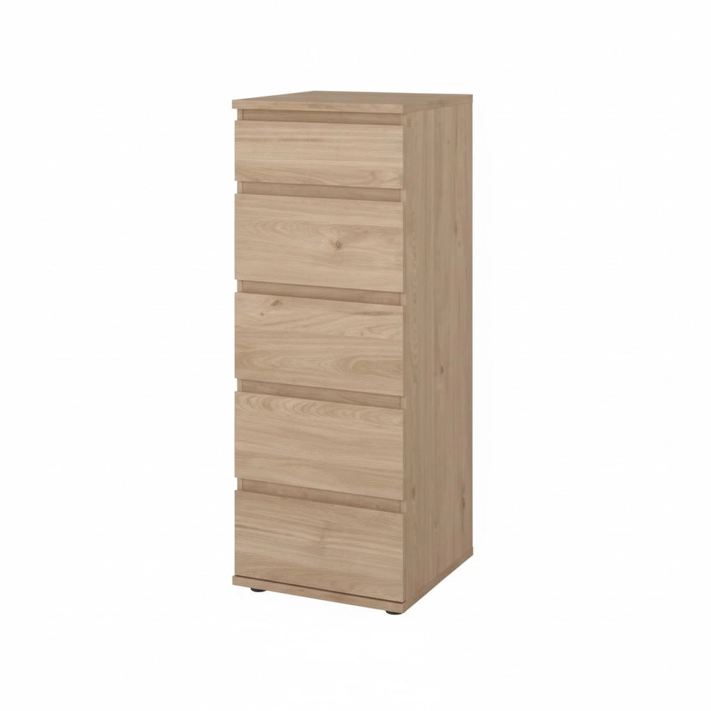 KIT CASSETTIERA NOVA 5 CASS 40,2X40X106,6CM ROVERE- 1,0 pz