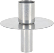 Candeliere per bottiglie di vino - Decorazione da tavola elegante - Metallo argentato di alta qualità - 7 cm alto - Fonte di luce romantica - Ideale per i pasti - Supporto per candele