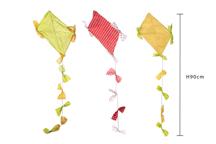 Set 3 Aquiloni a Pois H 90 cm