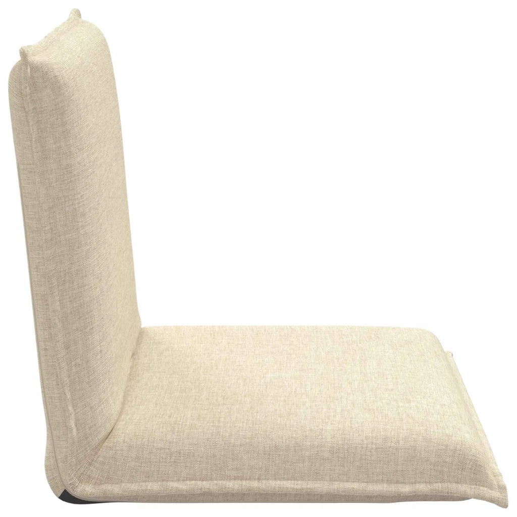 Sedia da Pavimento Crema 54 x 64 x 59 cm Tessuto 42028109