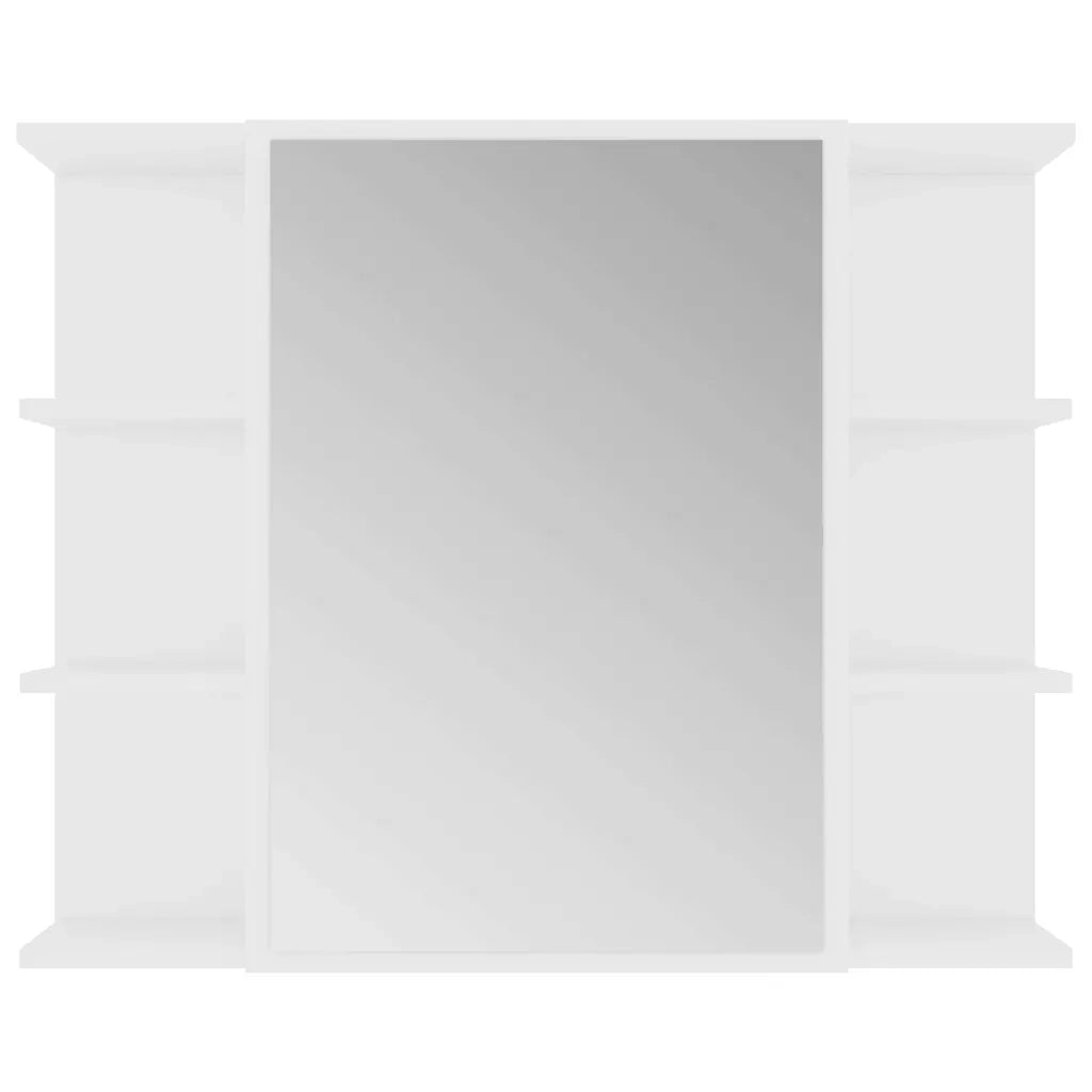 Set Mobili da Bagno 3 pz Bianco in Truciolato 3056943
