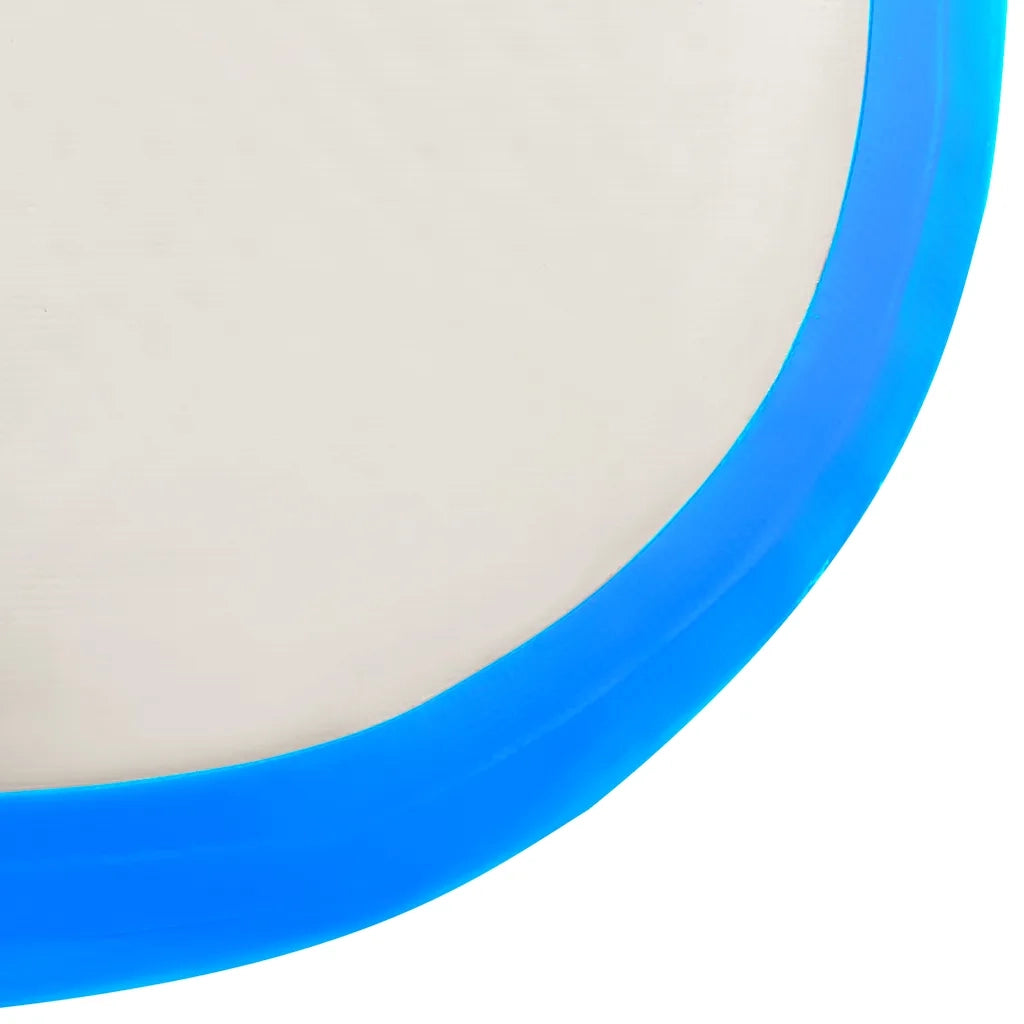 Tappetino Ginnastica Gonfiabile con Pompa 300x100x20cm PVC Blu CFW2405622