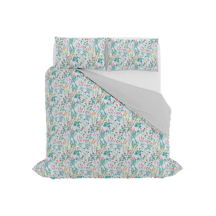 Copripiumino Matrimoniale con Federe Stampato in Puro Cotone Sereni