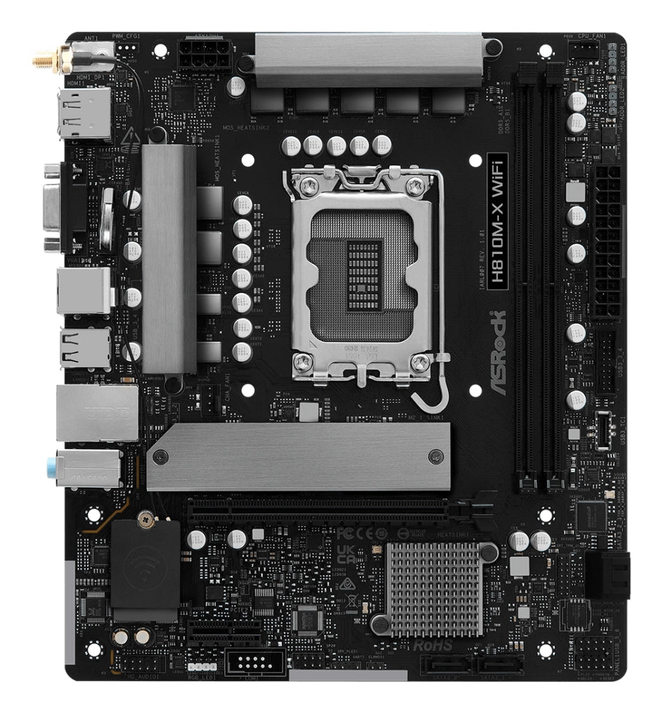 MB ASROCK H810M-X WIFI DDR5 ST1851