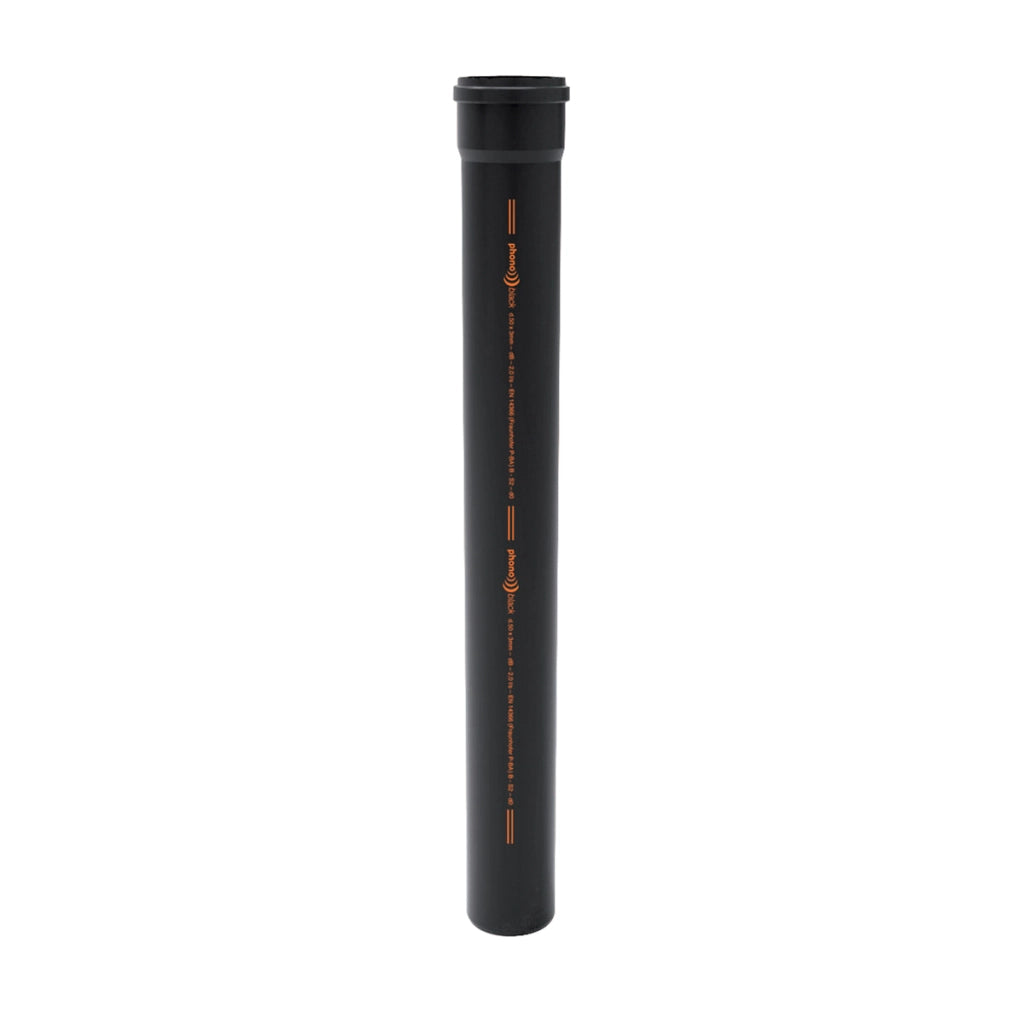 TUBO PHONO BLACK 1 BICCHIERE- Diam. 100 lungh. 1000- NICOL- pezzi 1