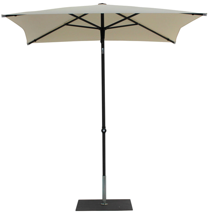 Ombrellone da Giardino 2x2 m Palo Ø38 mm in Alluminio Tessuto Poliestere Trend Bianco