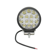 Lampada con 14 LED 10-30V 42W angolo di fascio 30 gradi tipo spot 114x114x61mm Breckner Germany