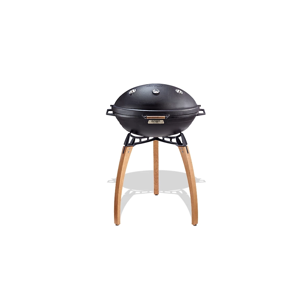 Ignium taran gourmet barbecue di ghisa portatile da giardino terrazzo campeggio