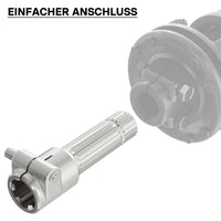 Boccola albero cardanico 160mm Attacco albero scanalato 1 3/8" 6D Albero uscita 1 3/8" 21D