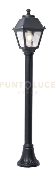 ALBA PALO 100 CM 1 LUCE ATTACCO E27 NERO IP55