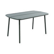 Tavolo da giardino in alluminio, 4-6 posti, verde kaki