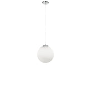 Sospensione Contemporanea Grape Metallo Vetro Bianco 1 Luce E27