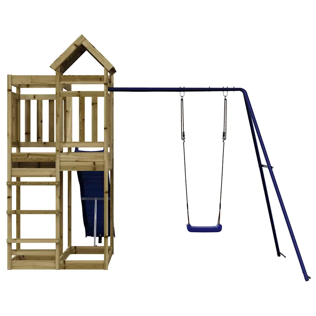 Set da Gioco da Esterno in Legno di Pino Impregnato 3156885