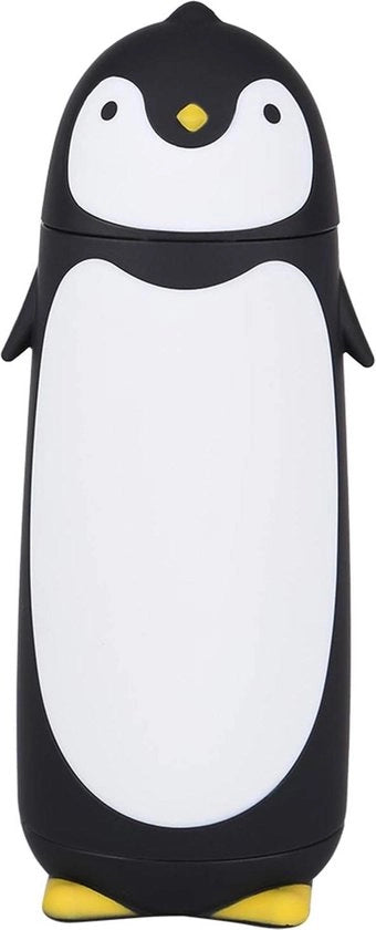 Ottimale portatile acqua biberon con valvole per bambini - American camminare isolato amichevole ambiente viaggio doppio strato - 300 ml nero .