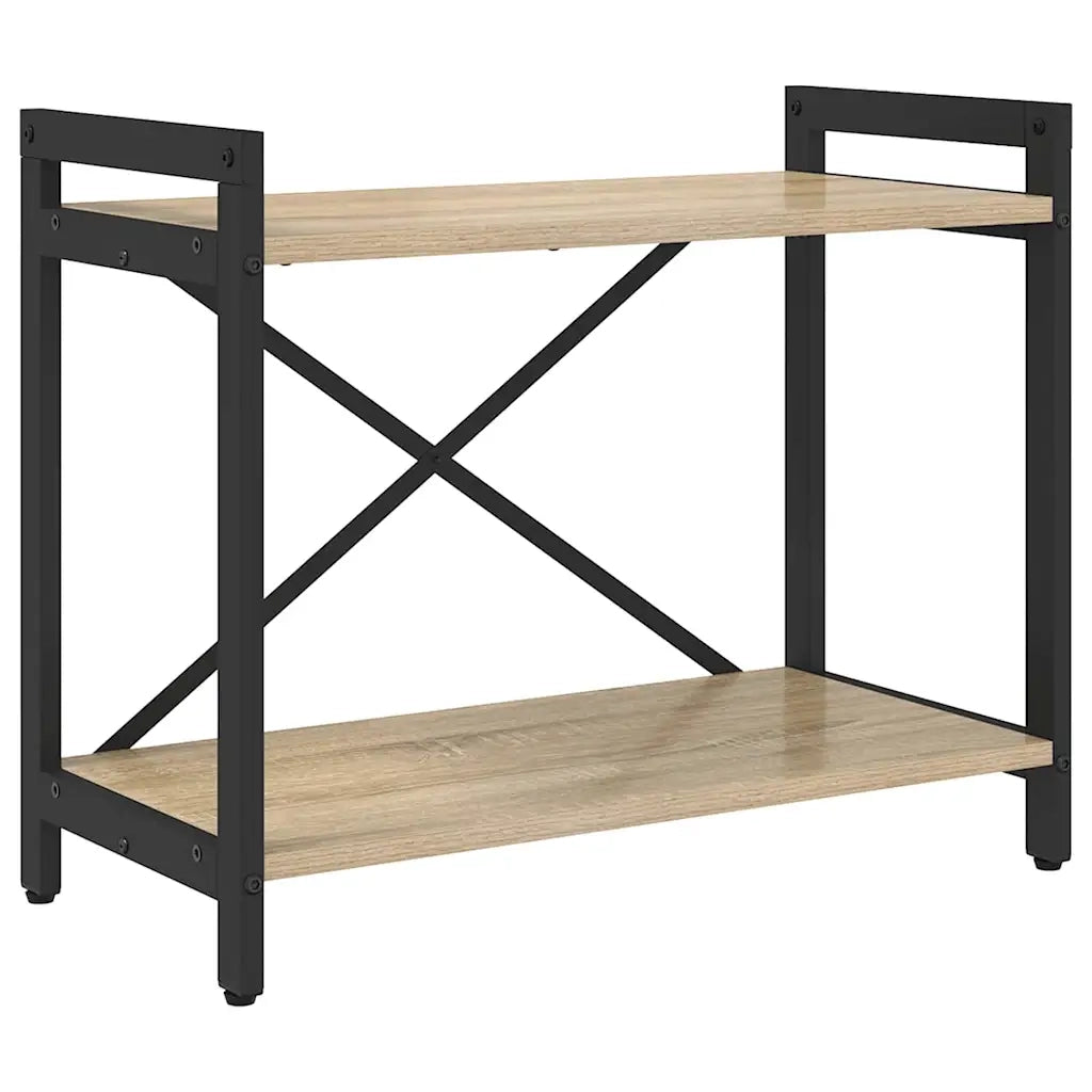 Libreria-Scaffale per Libri-Mobile di Stoccaggio Rovere Sonoma 60 x 30 x 50 cm Legno multistrato