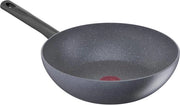 Pentola da wok 28 cm 100% Verniciatura minerale sicura Materie prime naturali Resistente ai graffi Inductivo