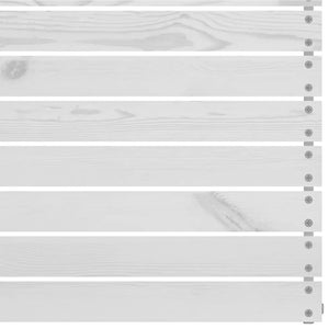 Divani Centrali da Giardino 4 pz in Massello di Pino Bianco cod mxl 39548