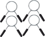 Clip di barra per halter - 4 pezzi - 48 mm Clip di molla per barra - Adatto per allenamento con halter - Resistente e duraturo - Leggero