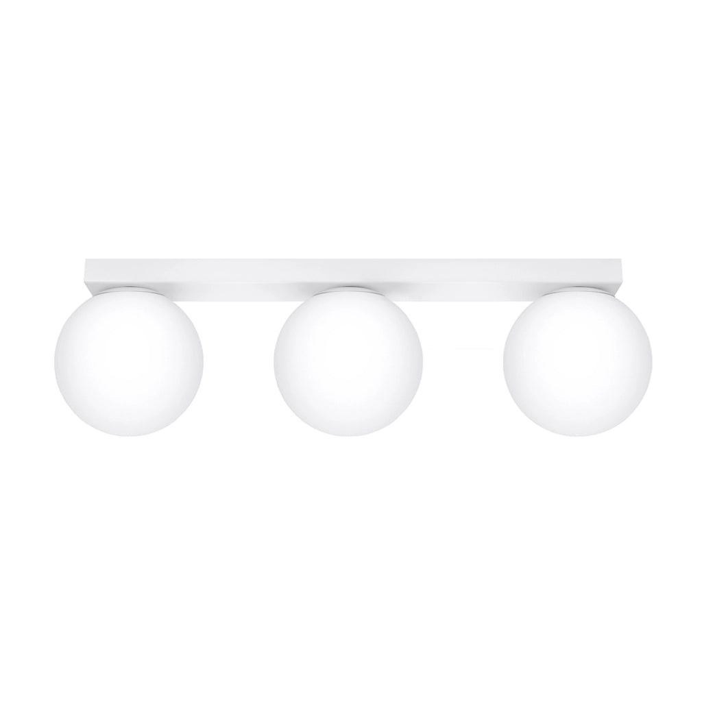 Plafoniera Pure Lume SOLEDA 3 luci bianca sfere opache