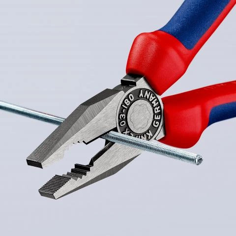 PINZA UNIVERSALE 200 mm RIVESTITA IN MATERIALE BICOMPONENTE - KNIPEX 0302200