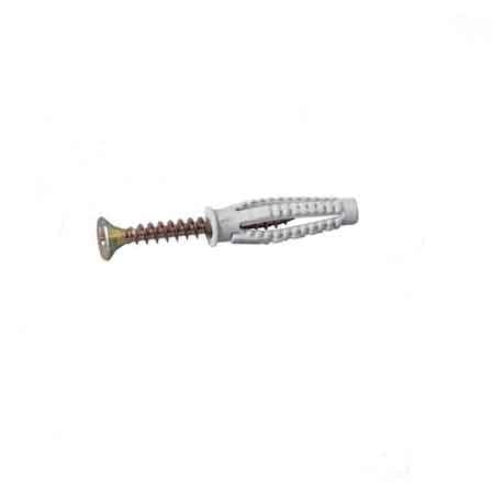TASSELLO UNIVERSALE IN NYLON Ø 6x30 mm - vite-screw 4,5x40 mm - 100 pezzi- AKIFIX